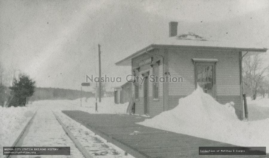 Postcard: Railroad Station, Ingall